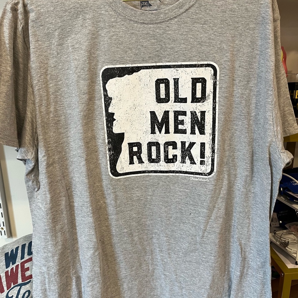 Chowder head old men rock short sleeve tee